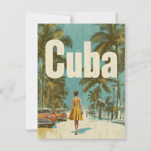 Cartão Postal Cuba vintage