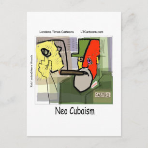 Cartão Postal Cubista Castro NeoCubismo Divertido