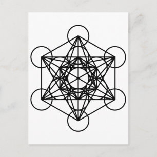 Cartão Postal Cubo de Metatrons