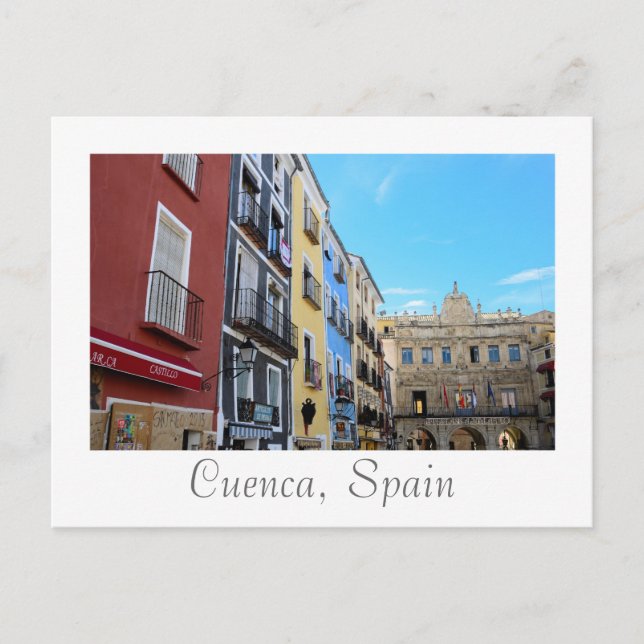 Cartão Postal Cuenca, Espanha (Frente)