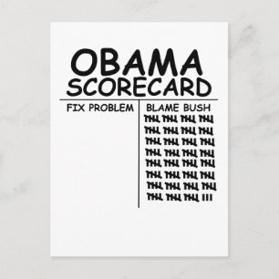 Cartão Postal Culpa Bush