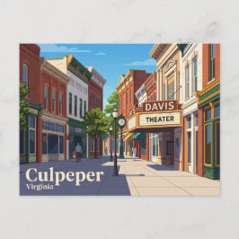 Cartão Postal Culpeper EUA