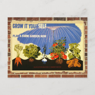 Cartão Postal Cultive o seu próprio jardim - poster (reimpress