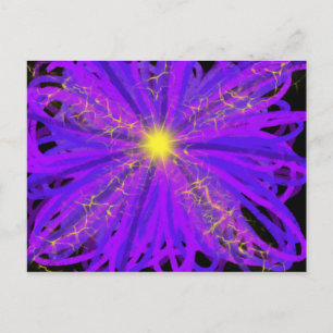 Cartão Postal Culto Art Yellow and Purple Star Dez 2017 ESSL
