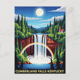 Cartão Postal Cumberland Falls Kentucky Night