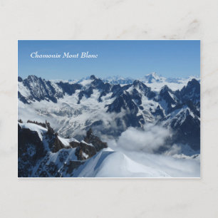 Cartão Postal Cumes do francês de Chamonix Mont Blanc