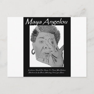 Cartão Postal Cumprimento de Citação de Angelou
