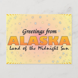 Cartão Postal Cumprimentos de Alaska