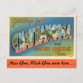 Cartão Postal Cumprimentos de Chattanooga