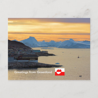 Cartão Postal Cumprimentos de Greenland 21