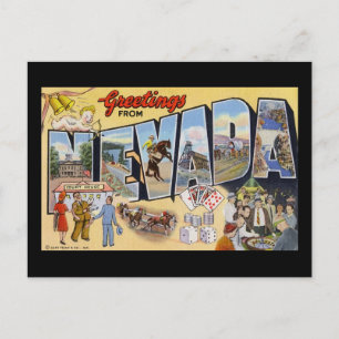 Cartão Postal Cumprimentos de Nevada