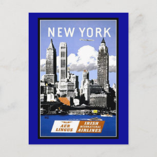 Cartão postal Cumprimentos Nova York Vintage