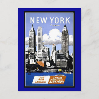 Cartão postal Cumprimentos Nova York Vintage