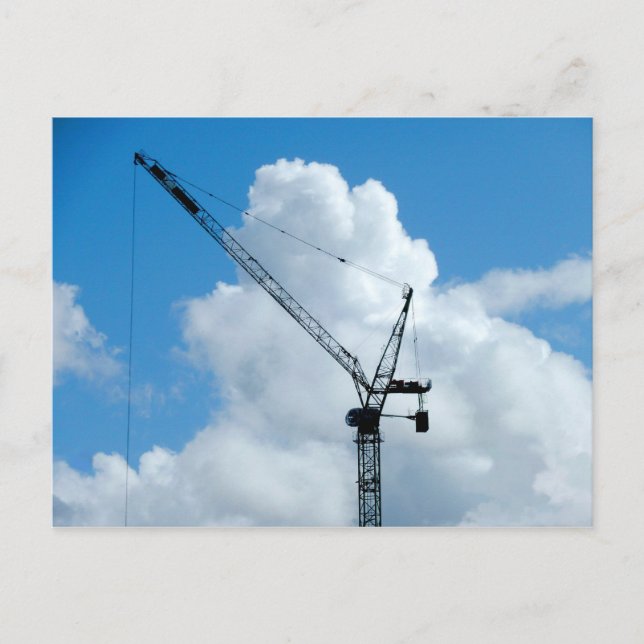 Cartão Postal Cumulonimbus Crane (Frente)