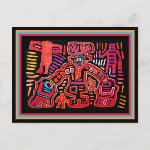 Cartão Postal Cuna Indian Tribal Shaman