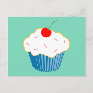Cartão Postal Cupcake