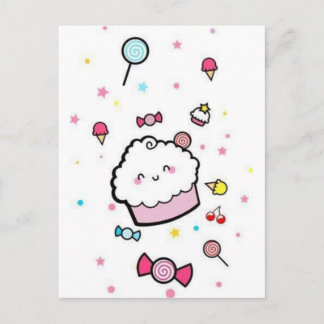 Cartão Postal cupcake