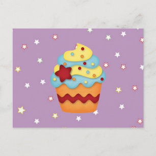 Cartão Postal cupcake