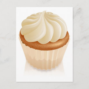 Cartão Postal Cupcake de bolo de fada
