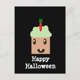 Cartão Postal Cupcake de Halloween