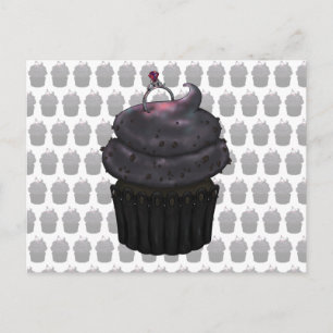 Cartão Postal Cupcake Noivado doce
