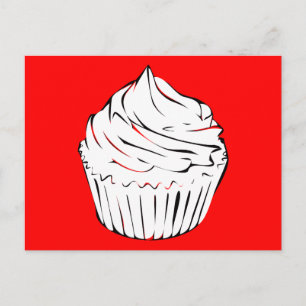 Cartão Postal cupcakes