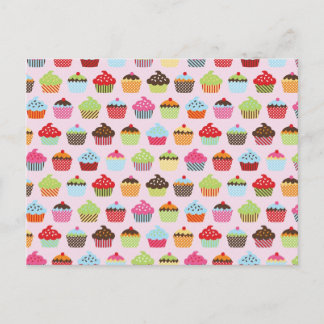 Cartão Postal Cupcakes