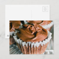 Cupcakes de chocolate Comida fotografia