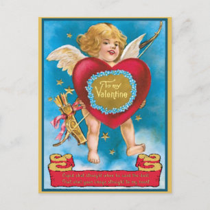 Cartão Postal Cupid Shot Hetero para minha visão cardíaca