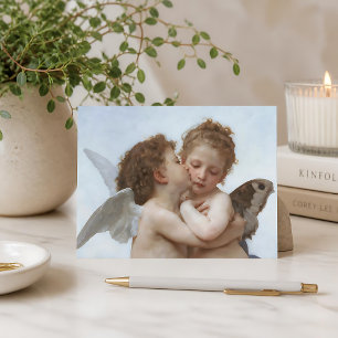 Cartão Postal Cupido e Psiquê quando crianças