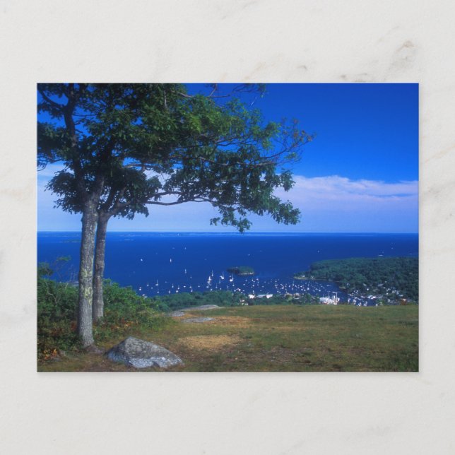 Cartão Postal Cúpula do Monte Battie, Colinas de Camden (Frente)