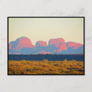 Cartão Postal cúpulas do nascer do sol kata tjuta