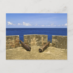 Cartão Postal Curaçao. Forte Beekenburg Baía Caracas.