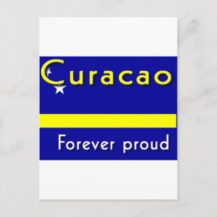 Cartão Postal Curacao para sempre orgulhoso