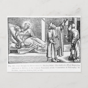 Cartão Postal Curar através da Intercessão de uma Cura