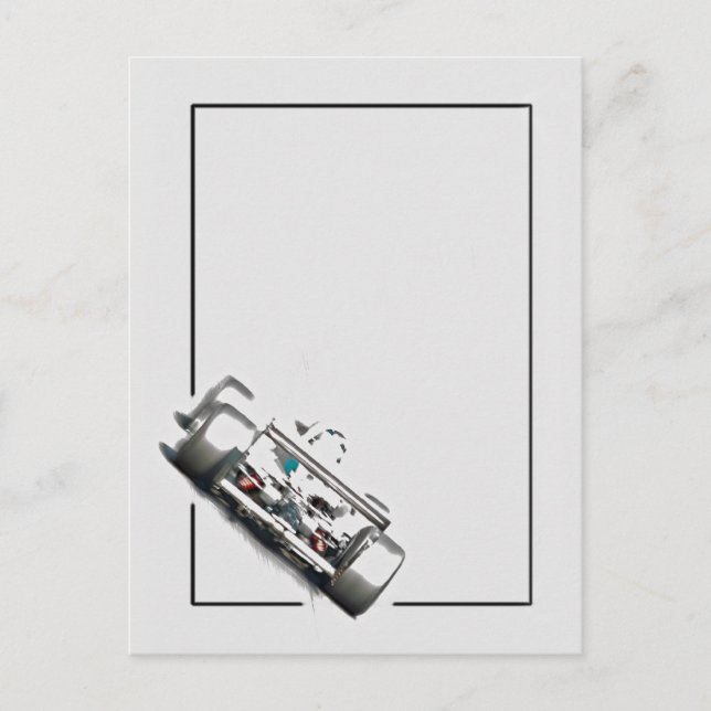 Cartão Postal Curso de rodas aberto (Frente)