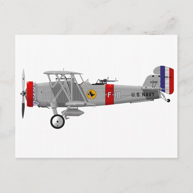 Cartão Postal Curtiss F8C-4 Helldiver A5433 (Frente)