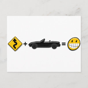 Cartão Postal Curvas + MX5 = Divertimento