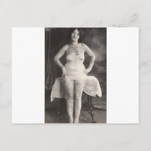 Cartão Postal Curvy Tattoooed