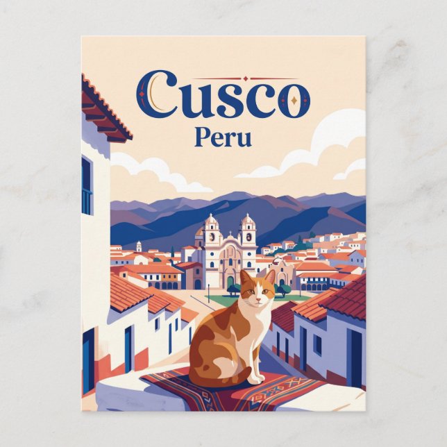 Cartão Postal Cusco Peru (Frente)