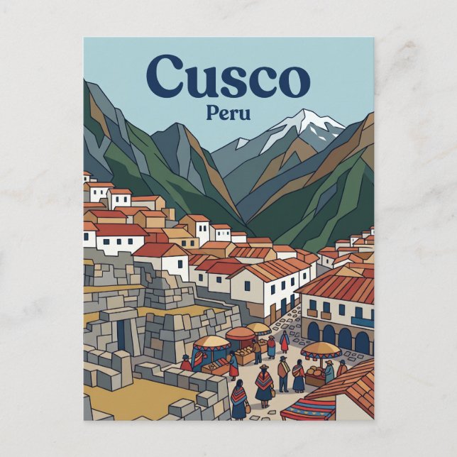 Cartão Postal Cusco Peru (Frente)