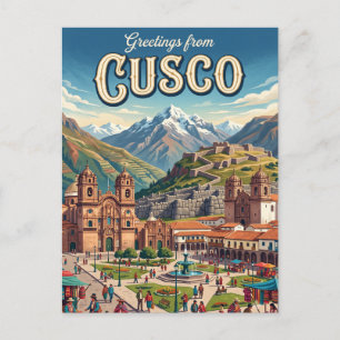 Cartão Postal Cusco Peru