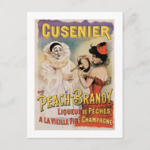 Cartão Postal Cusenier Vintage Ad Art