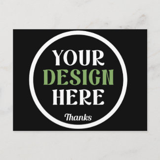 Cartão Postal custom, unique, sleek & minimalist hershey®'s kiss