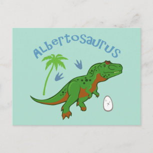Cartão Postal Cute Albertosaurus