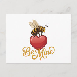 Cartão Postal Cute Be Mine Favo de Mel