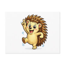 Cute Dancing Hedgehog Cartoon | Funny Woodland Ani