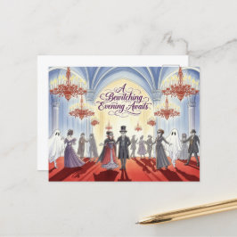 Cartão Postal Cute Halloween Postcard