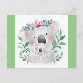 Cartão Postal Cute Little Koala
