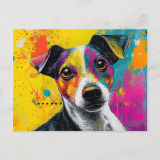 Cartão Postal Cute Puppy Funny Dog Mixed Media Animal Pet